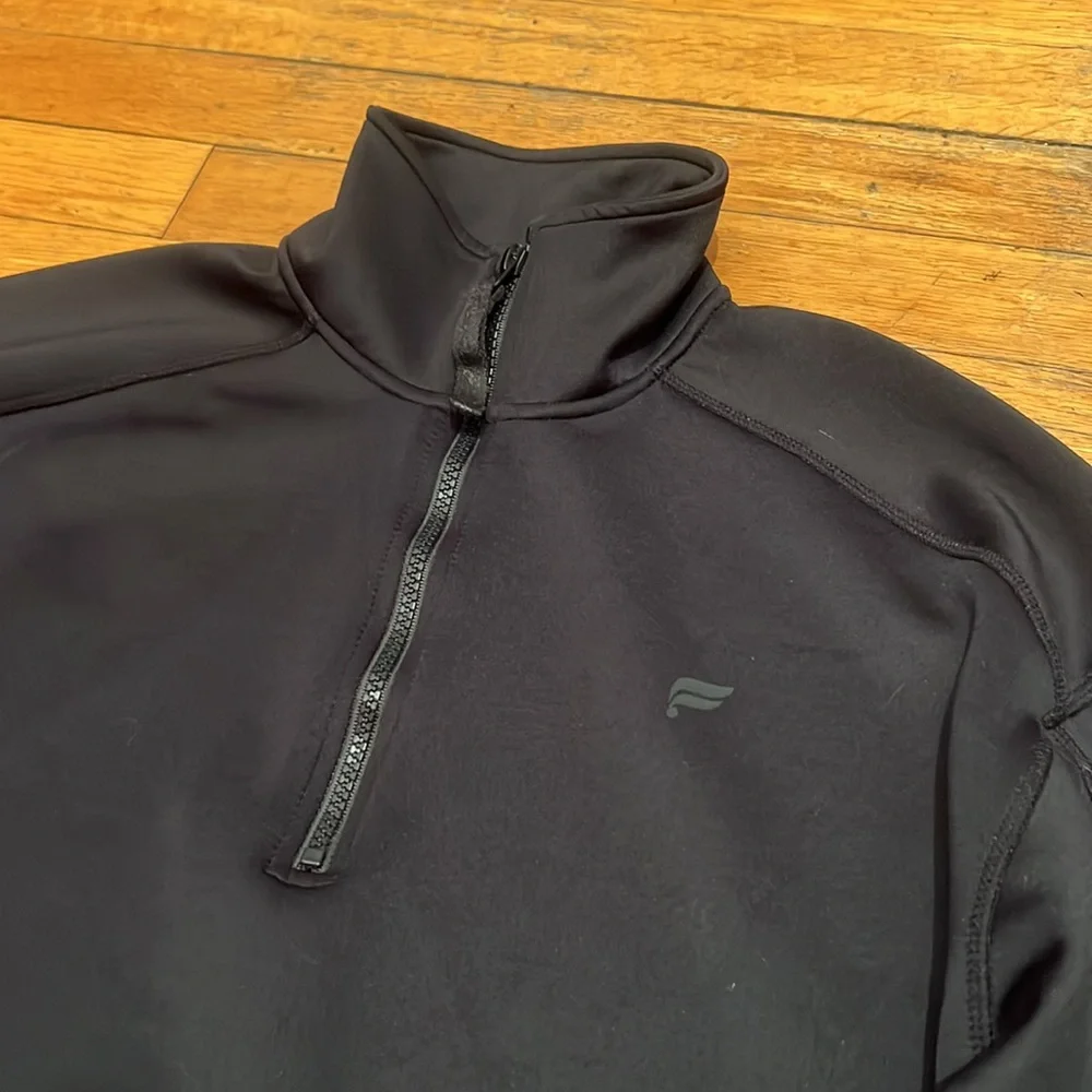 Fabletics Barrier Scuba Oversized Pullover in Black, size XS - Picture 7 of 13